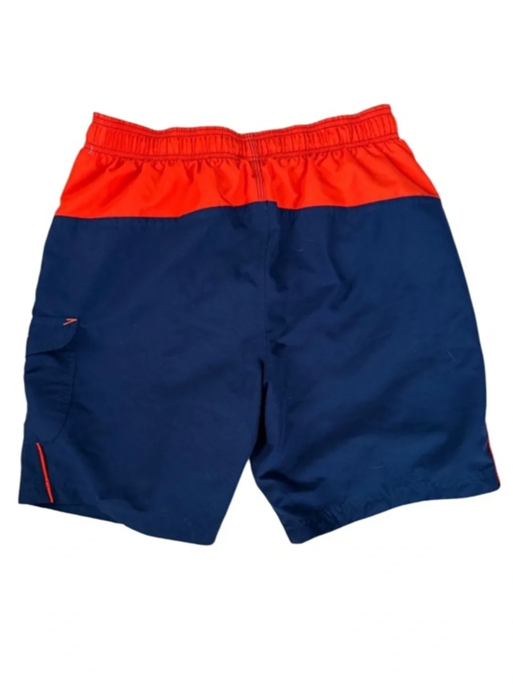 Speedo Men’s Swim Trunks - Navy & Orange Board Shorts - Size‎ Large